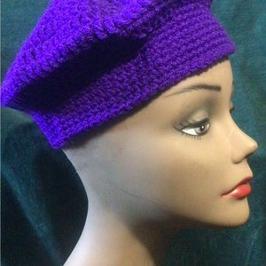 Purple Handcrafted hat